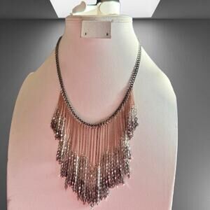 Nicole Miller Romantic Boho Dangly Cascading Beaded Necklace